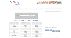 Desktop Screenshot of drdicty.com